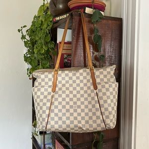 Authentic Louis Vuitton Damier Azure Totally MM